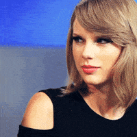 Angry Taylor Swift animated GIF