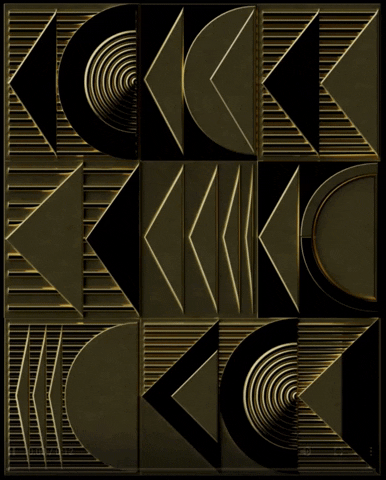 Alphabet Gold GIF by Coral Garvey