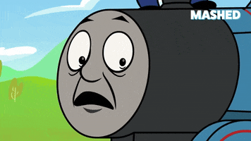 Scared Thomas The Tank Engine GIF by Mashed