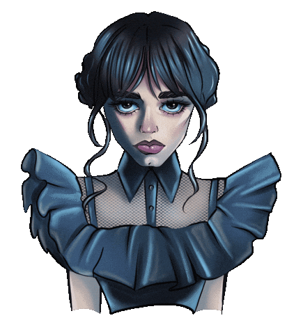 Halloween Wednesday Sticker