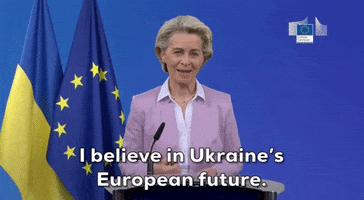 European Union Ukraine GIF by GIPHY News