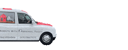Estate Agents Taxi Sticker by oliverandakers