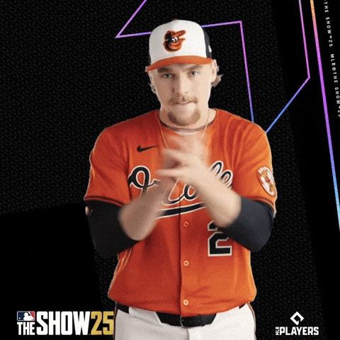 Baltimore Orioles Clap GIF by MLB The Show