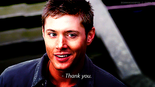Image result for thank you dean gif