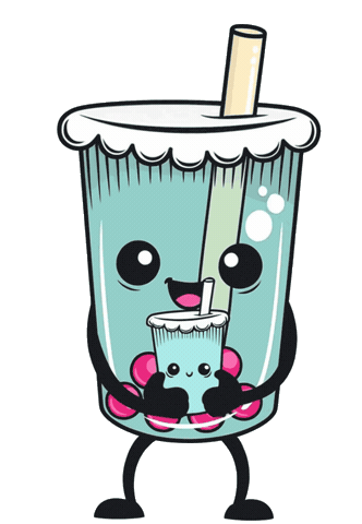 Bubble Tea Sticker by ABGEBRÜHT