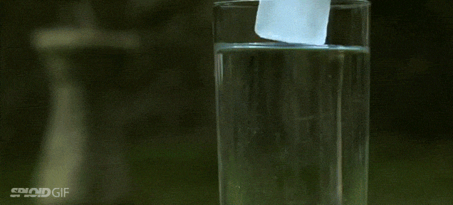 Freezing Ice Cubes Gif