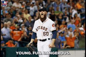 Excited Major League Baseball GIF by FOX Sports: Watch. Enjoy. Repeat.