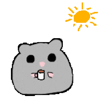 Coffee Sun Sticker
