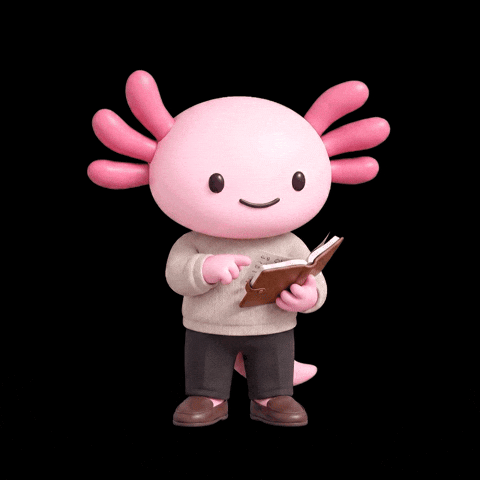 Pink Axolotl GIF by Hello Axel