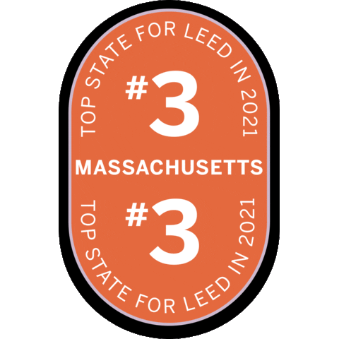 Massachusetts Leed Sticker by U.S. Green Building Council