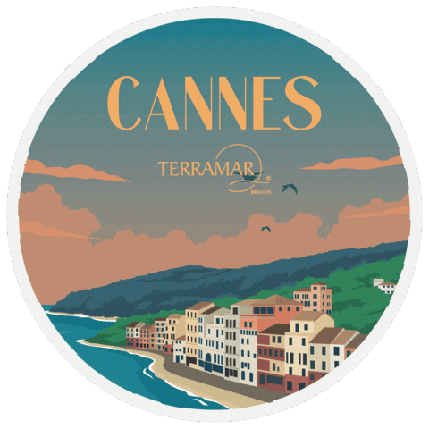 Cannes Sticker by Terramar Brands