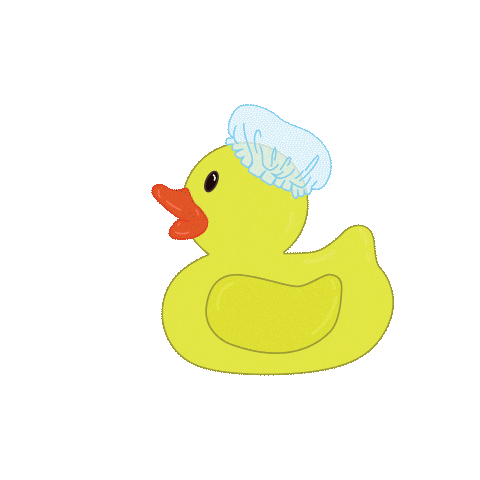 Rubber Duckie Sticker by Moxie Beauty