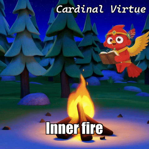Fire Strength GIF by The Cardinal Virtue