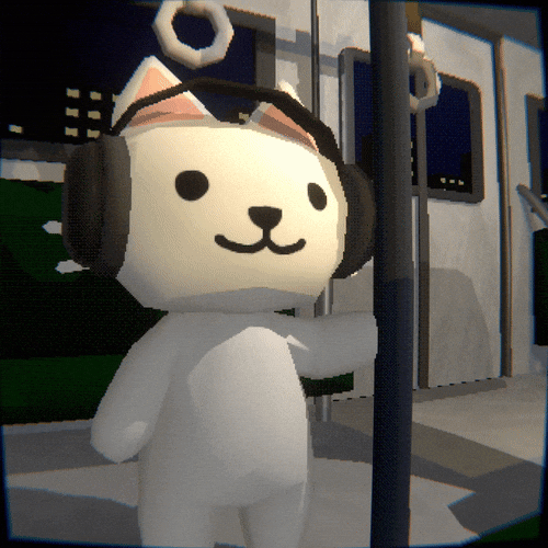 Cat Nod GIF