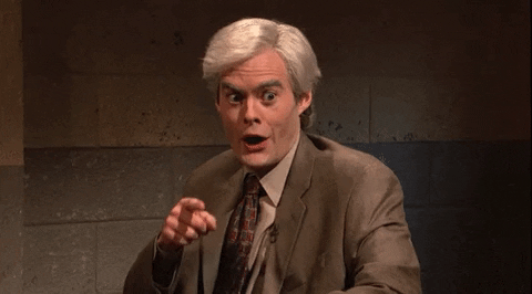bill hader smile GIF
