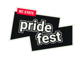 Pridefest Sticker by NC State DASA