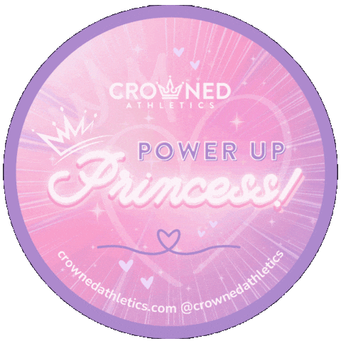 Crown Princess Sticker by CrownedAthletics