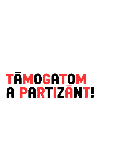 Tamogatas Sticker by Partizán