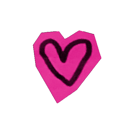 Paper Heart Love Sticker