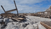 Debris Remains at Florida's Ponce Inlet Weeks After Hurricane Ian