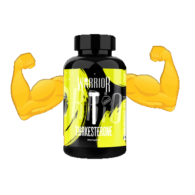 Workout Muscle Sticker by WarriorSupps