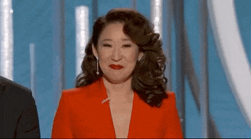 sandra oh heart GIF by Golden Globes