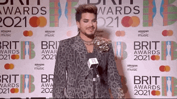 Adam Lambert Brits GIF by BRIT Awards