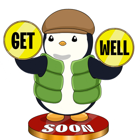 Sick Best Wishes GIF by Pudgy Penguins