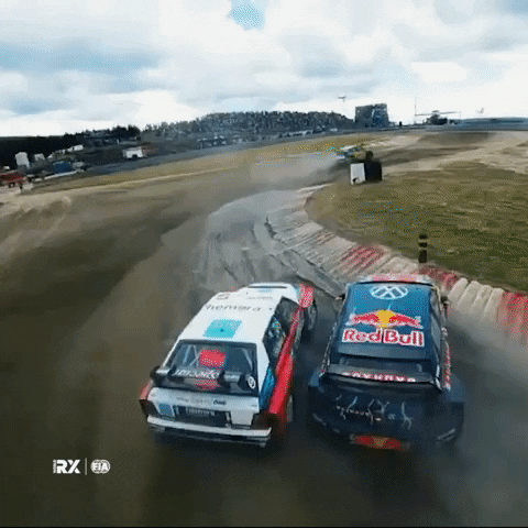 Overtake Good Bye GIF by World RX - FIA World Rallycross Championship