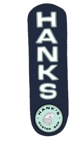 Hank's Oyster Bar Sticker