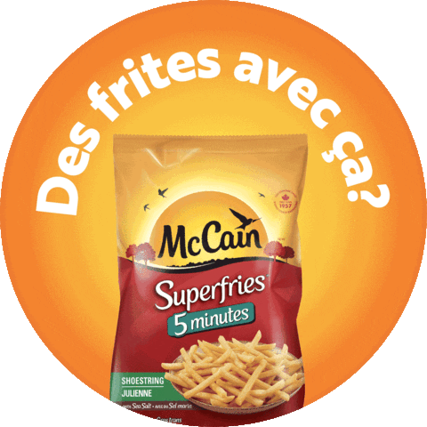 Mccain Frites Sticker by mccaincanada