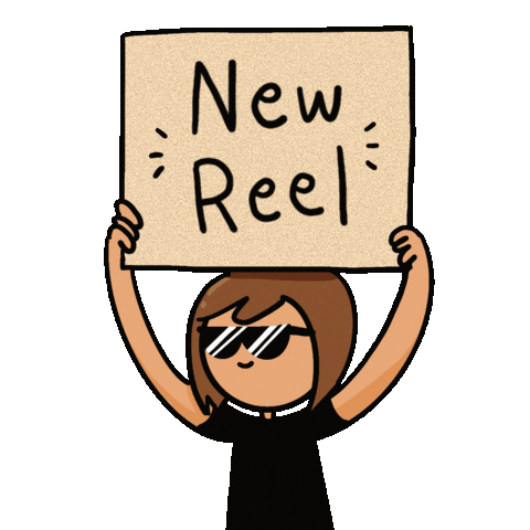 New Post Reel Sticker by Awkwerrrd