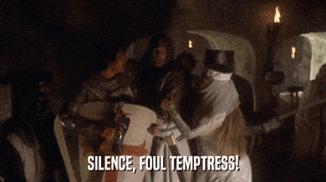 Monty Python Silence GIF