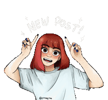 Girl Wow Sticker