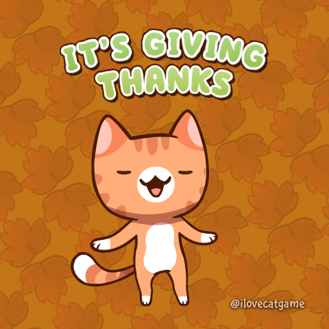 Happy Give Thanks GIF by Mino Games