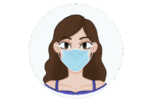 Tired Cartoon Sticker