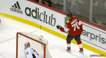 Pointing Up Ice Hockey GIF by NHL