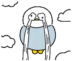 Sad Cry Sticker