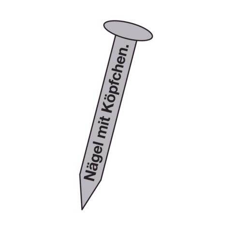 Werkzeug Nagel Sticker by riedelbau