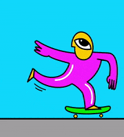 Crispclax Skateboarding Dkateboarder Skater Ollie Popeye Empowering GIF by Crisp Clax Skateboarding