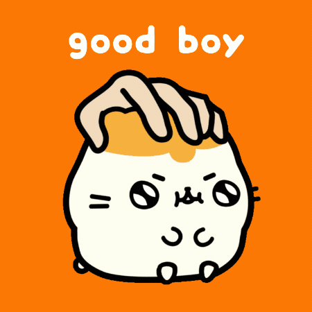 Rubbing Good Boy GIF
