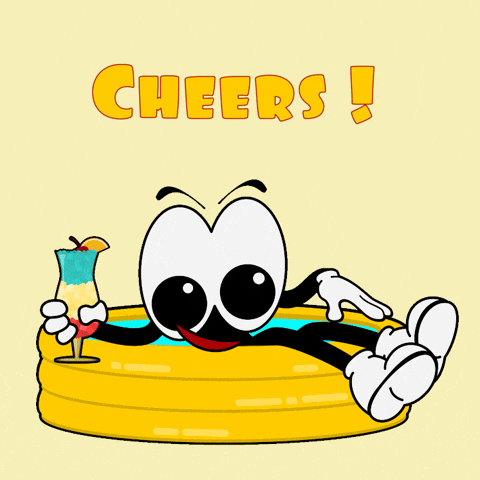 Relaxing Big Eyes GIF