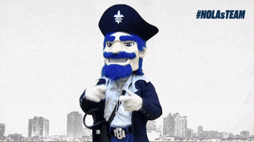 New Orleans Mascot GIF by New Orleans Privateers