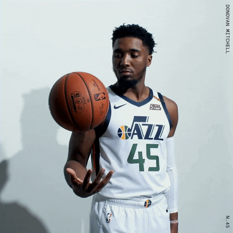 Donovan Mitchell Sport GIF by Utah Jazz