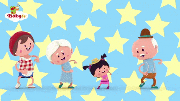 Happy Square Dance GIF by BabyTV