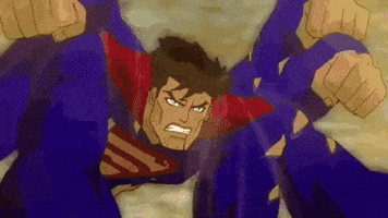 Superman Fighting GIF