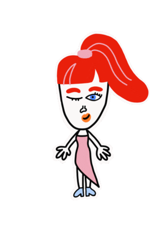 Girl Sticker