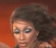 drag queen eyelashes GIF