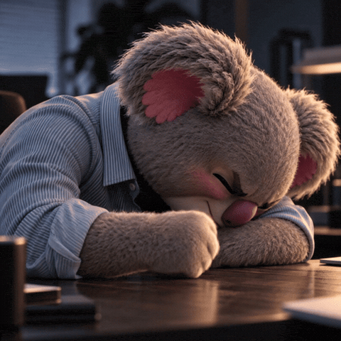 Sad Bang GIF by Barely Bearz