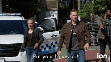 Hands Up Stop GIF by ION